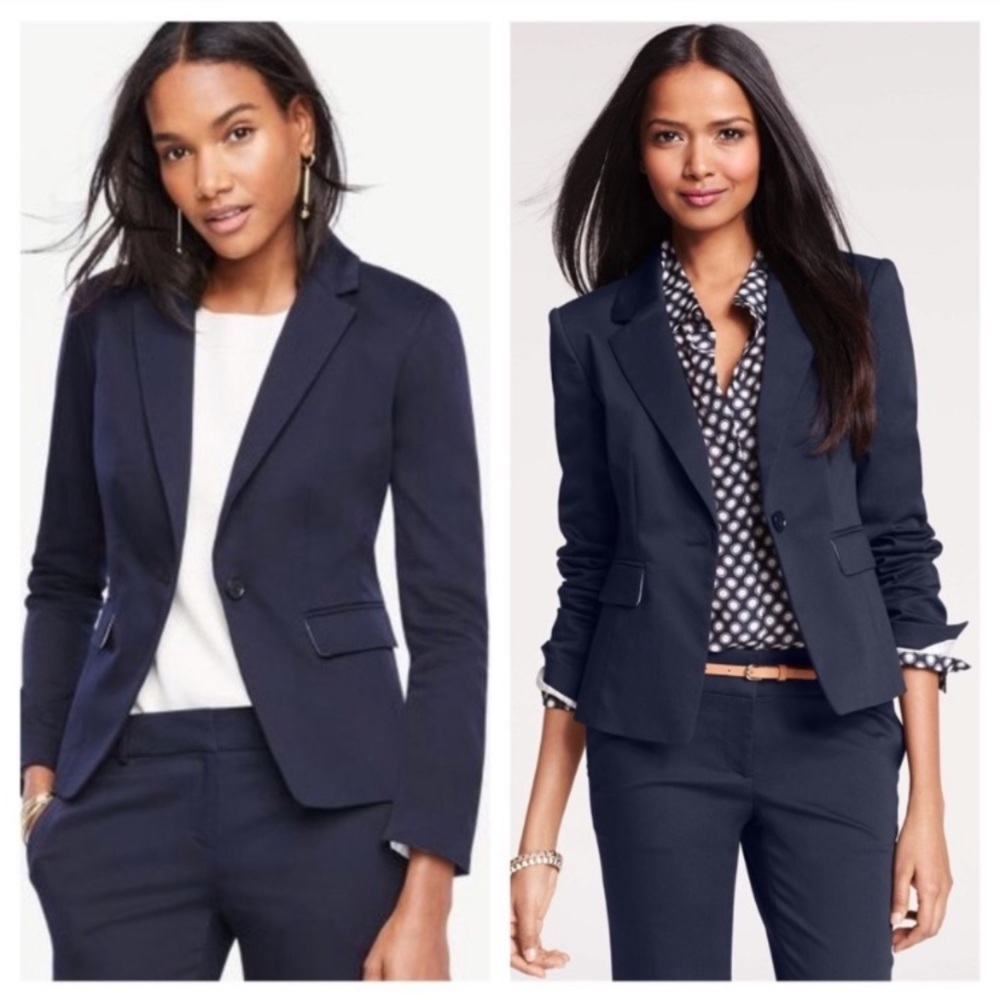 Ann Taylor navy blazer